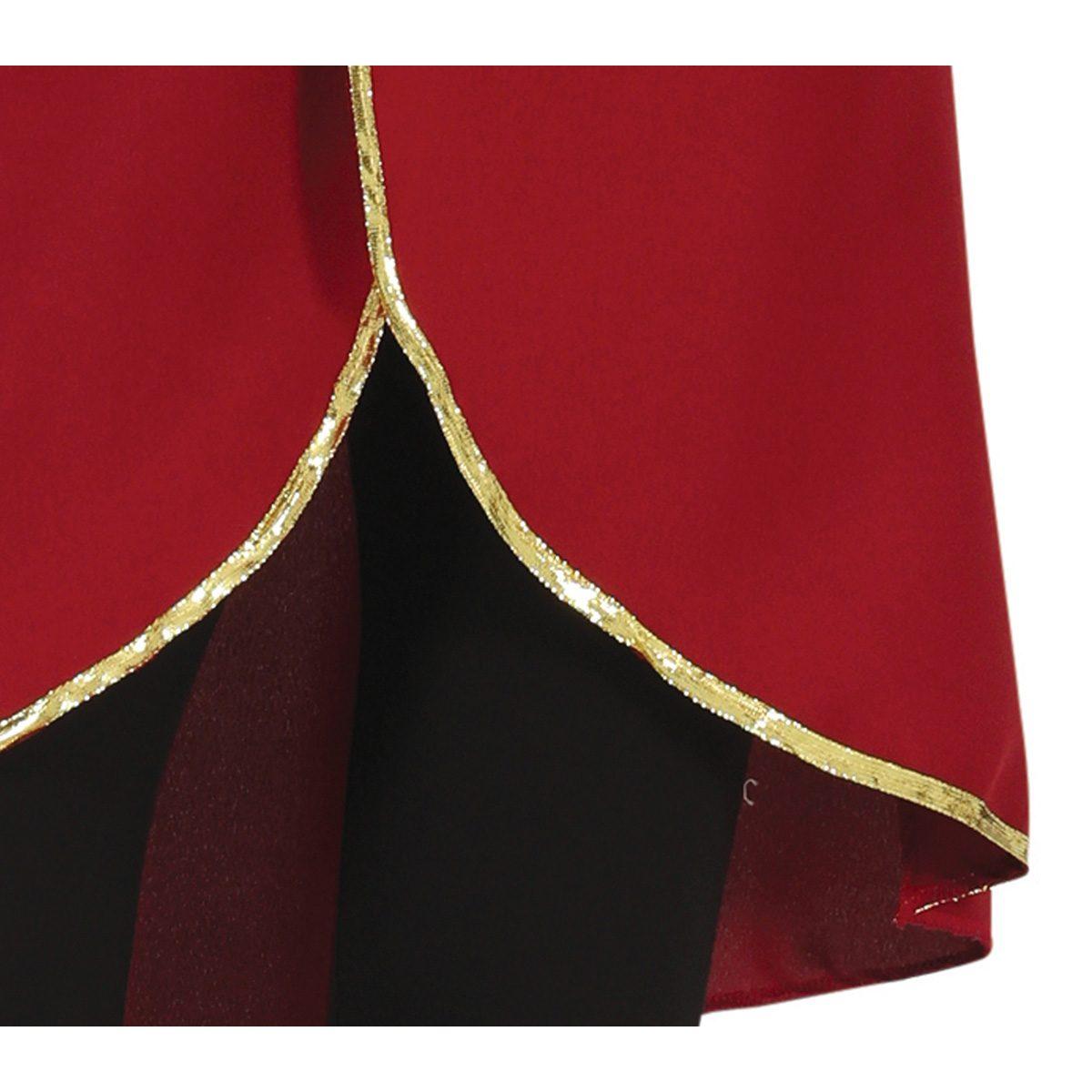 Giacca pirata rossa lunga