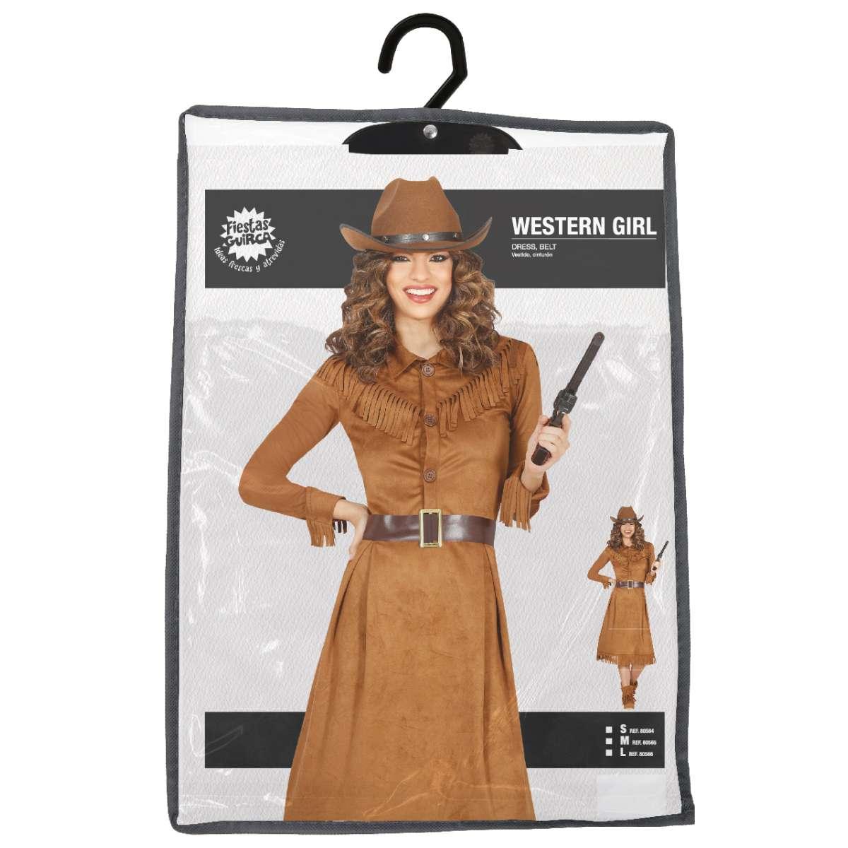 Costume cowgirl frange