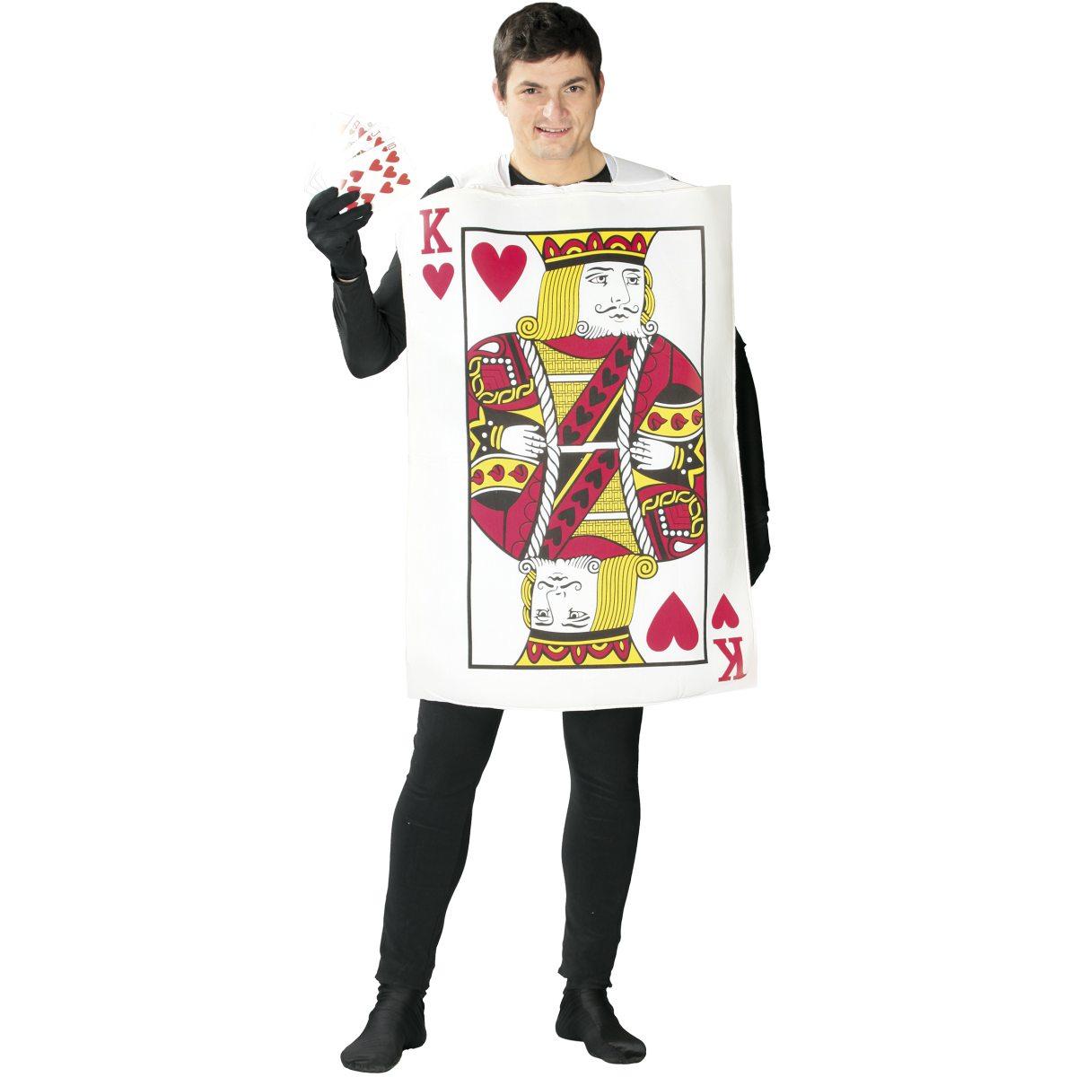 Costume carta re di cuori