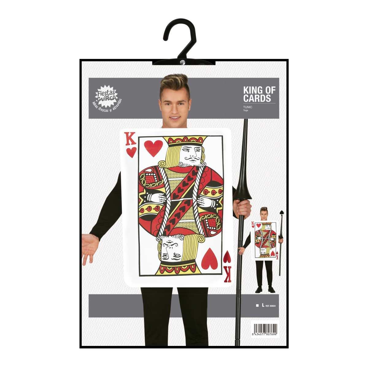 Costume carta re di cuori