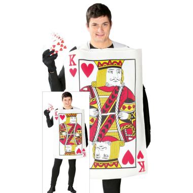 Costume carta re di cuori