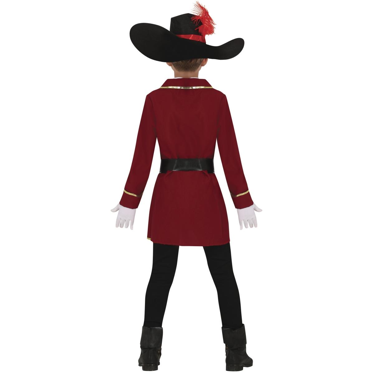 Giacca pirata rossa lunga