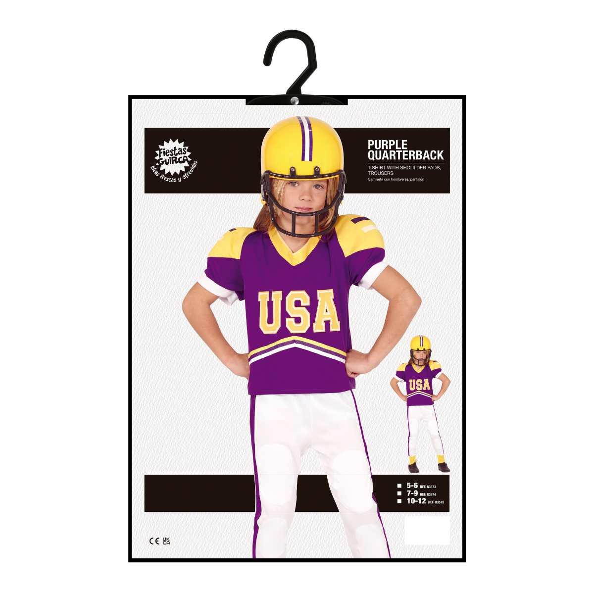 Costume giocatore football americano