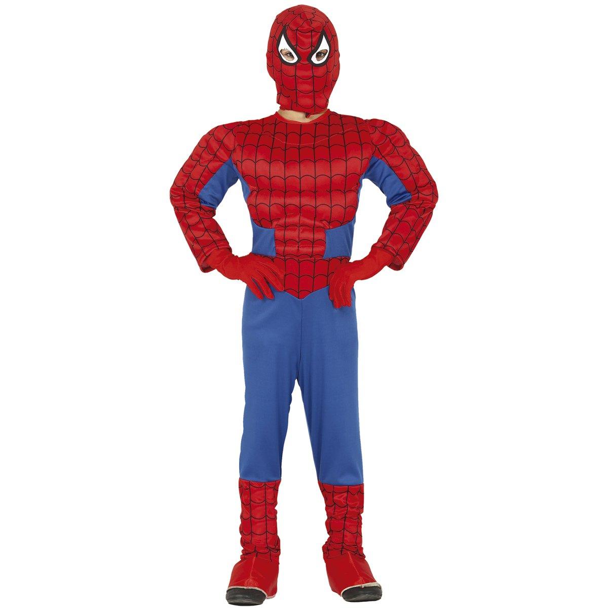 Costume super eroe spider muscoloso