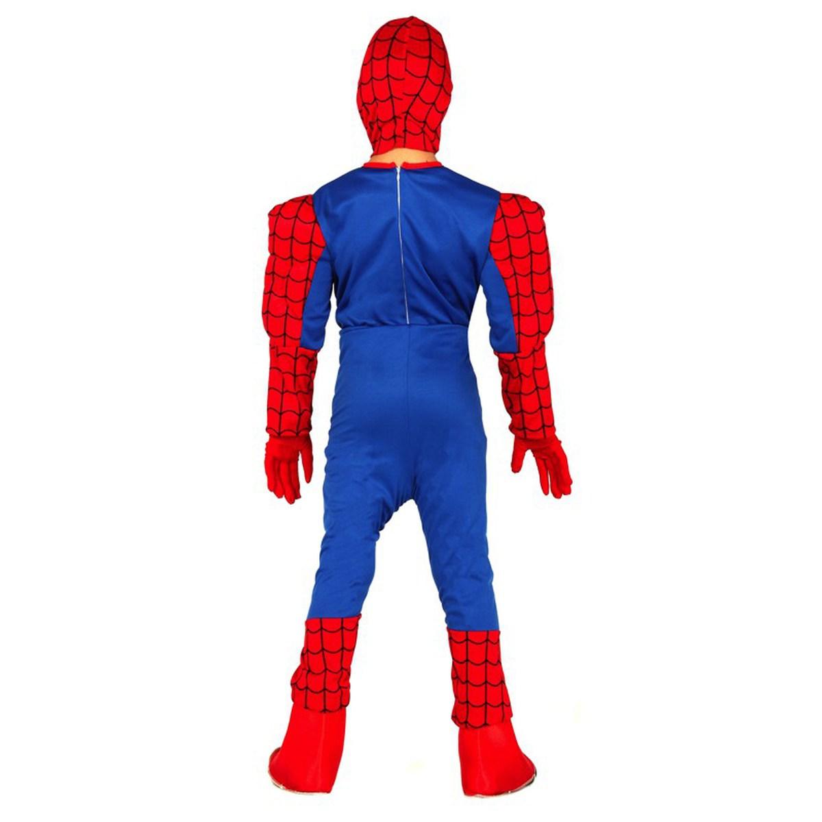 Costume super eroe spider muscoloso