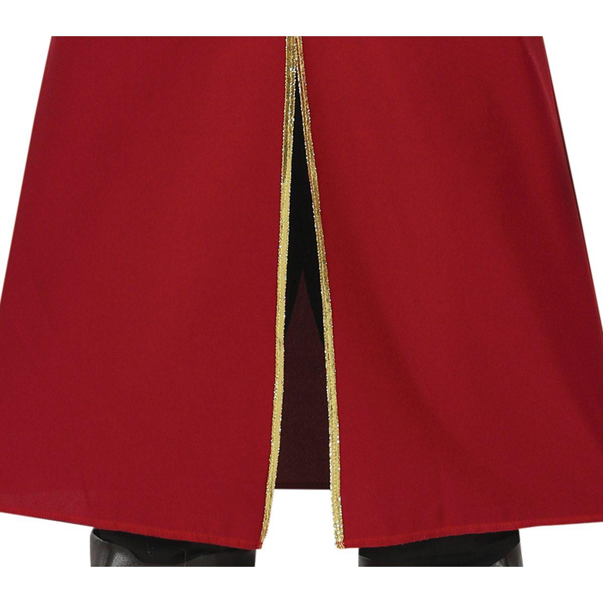 Giacca pirata rossa lunga