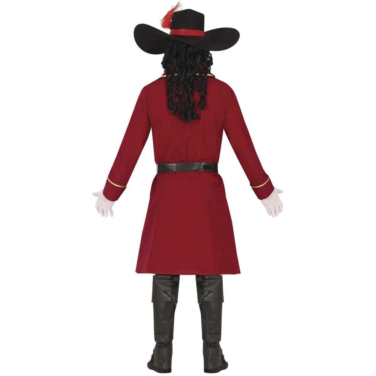 Giacca pirata rossa lunga