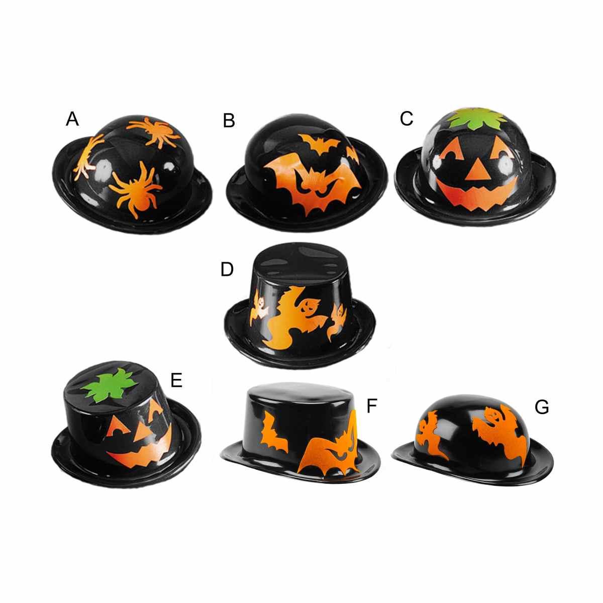 Cappello cilindro halloween nero