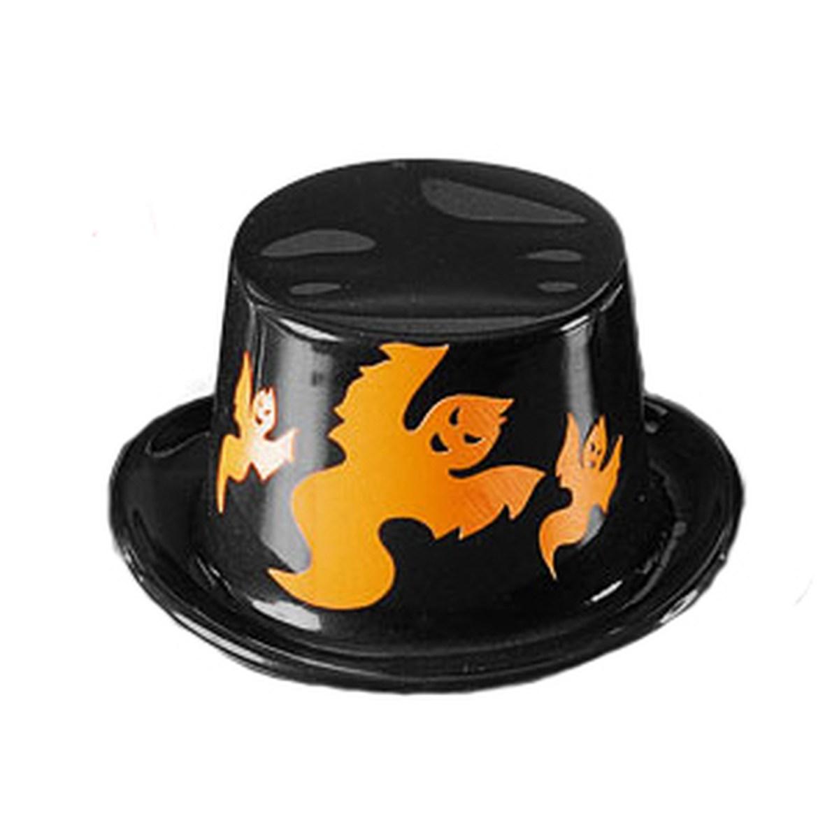 Cappello cilindro halloween nero