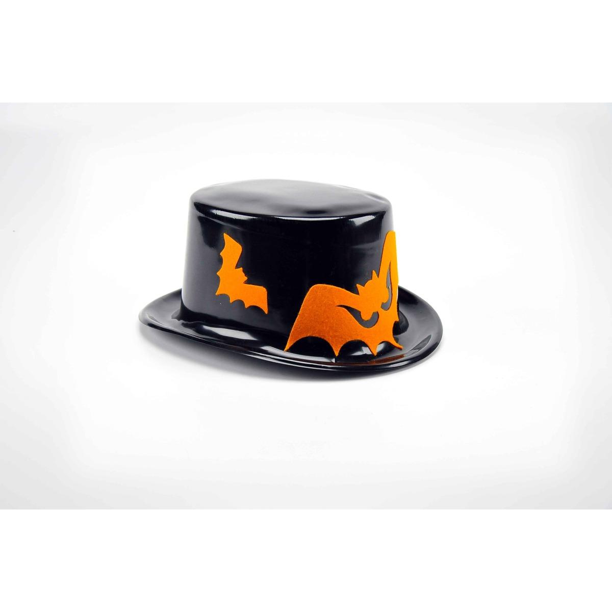 Cappello cilindro halloween nero