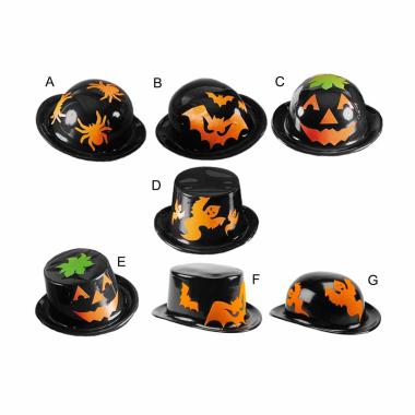 Cappello cilindro halloween nero