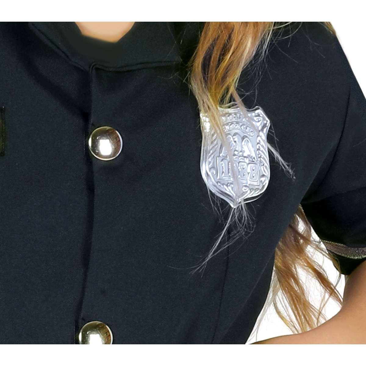 Costume poliziotta nera
