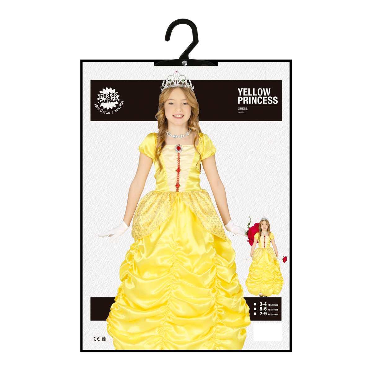 Costume principessa gialla bella
