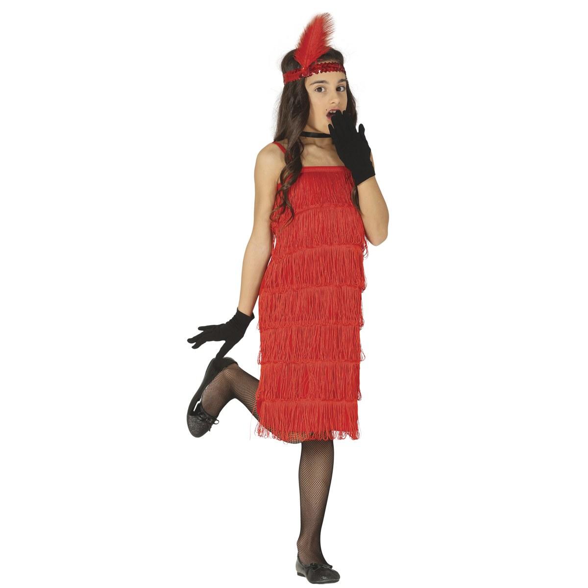 Costume charleston anni 20 rosso