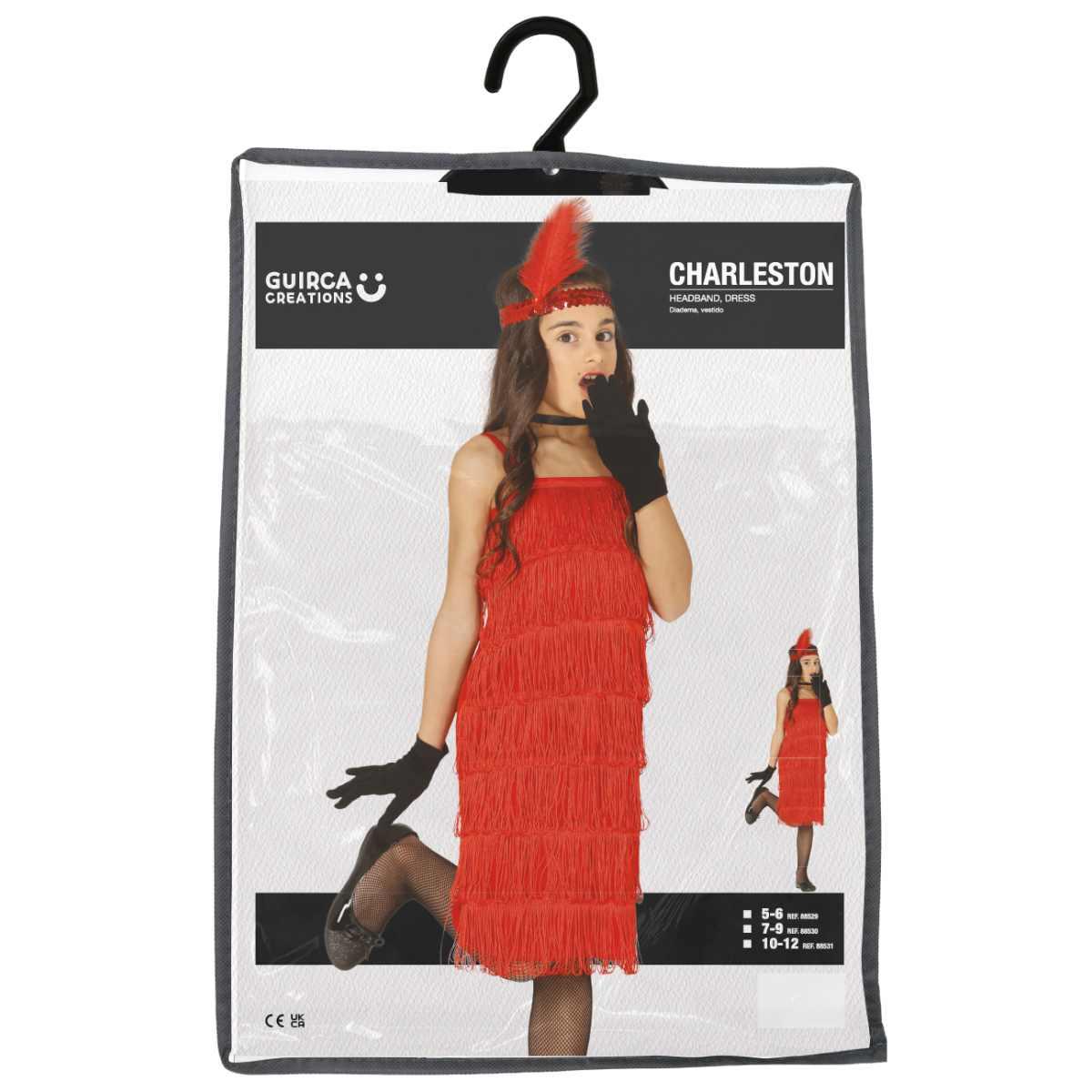 Costume charleston anni 20 rosso