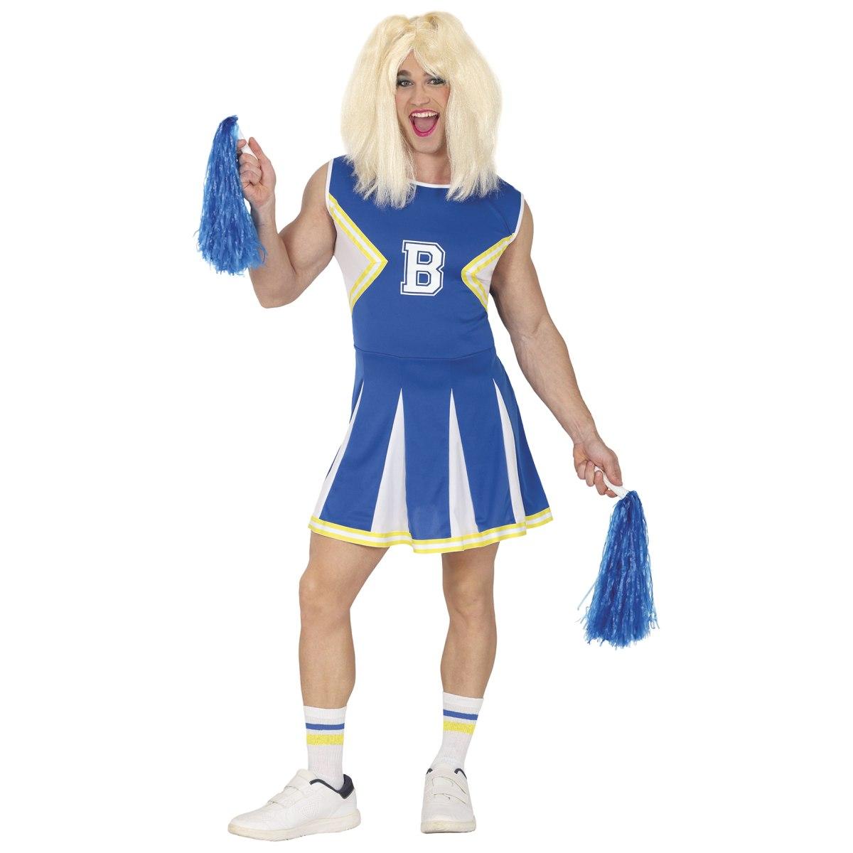 Costume cheerleader blu