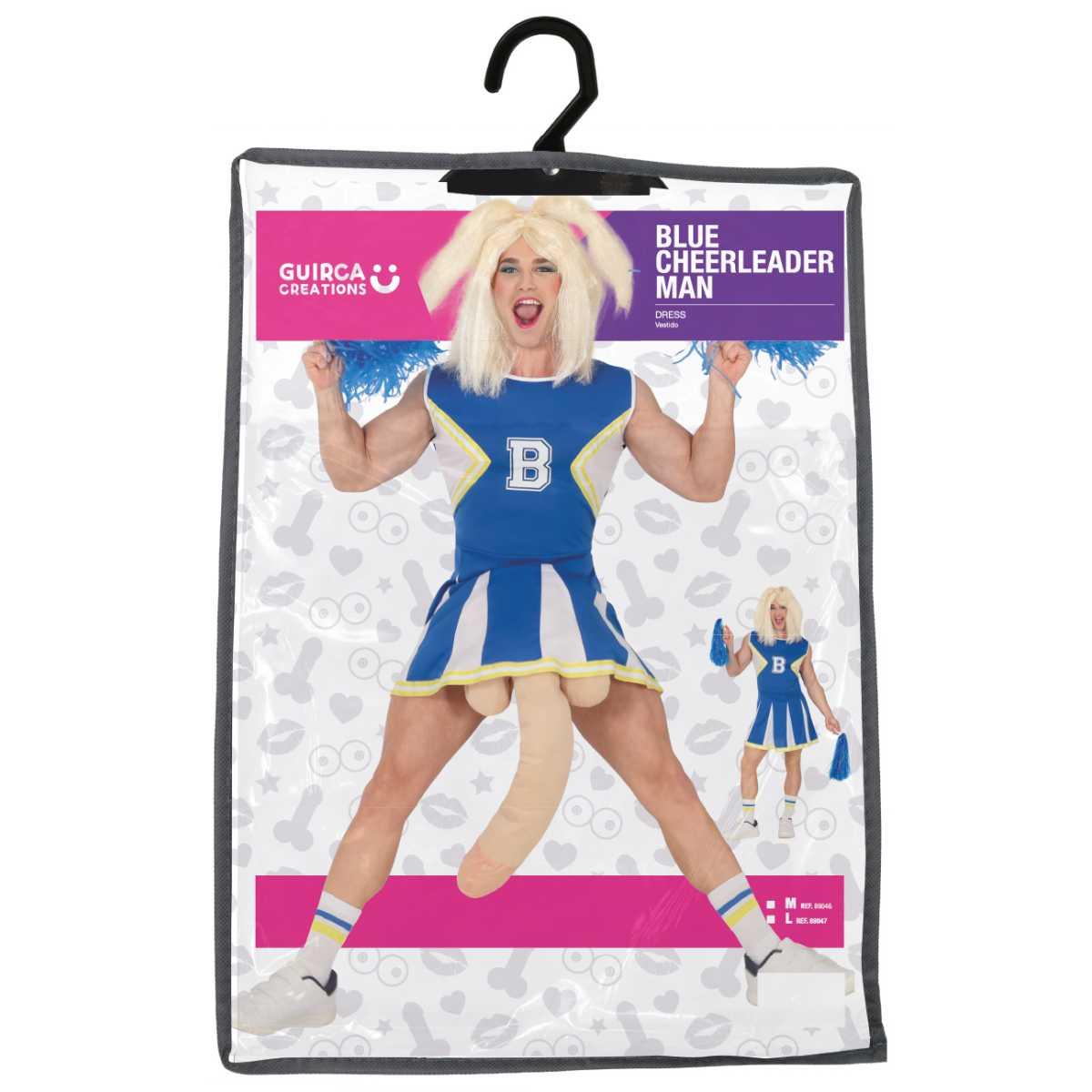 Costume cheerleader blu