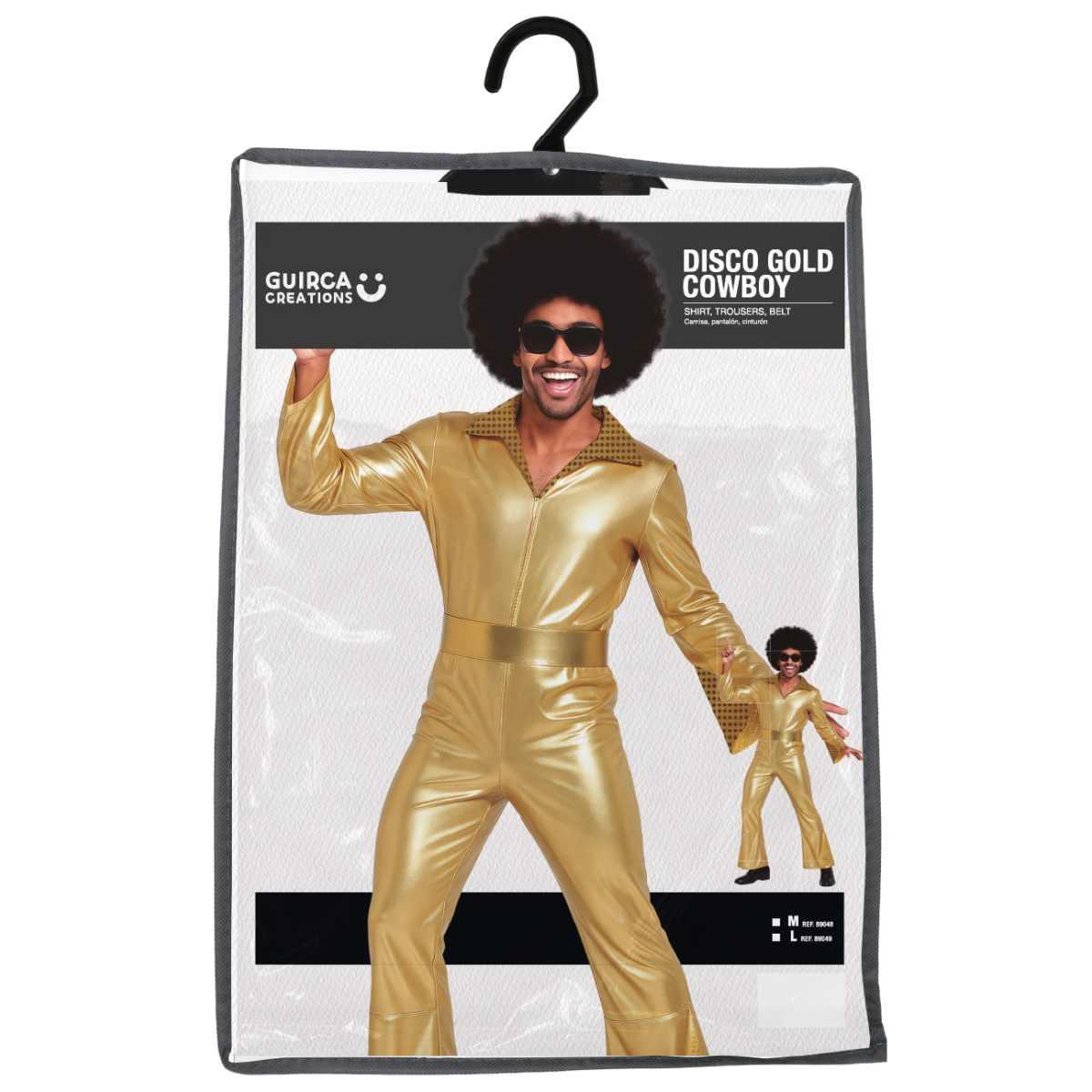 Costume disco anni 70 80 tuta oro
