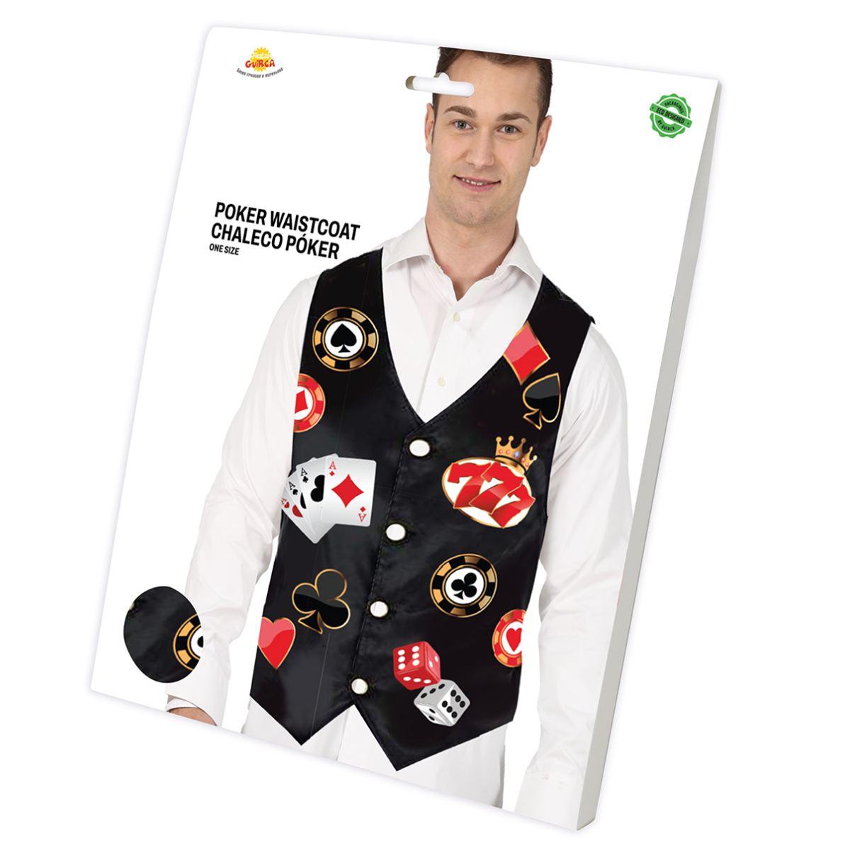 Costume gilet poker