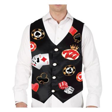 Costume gilet poker