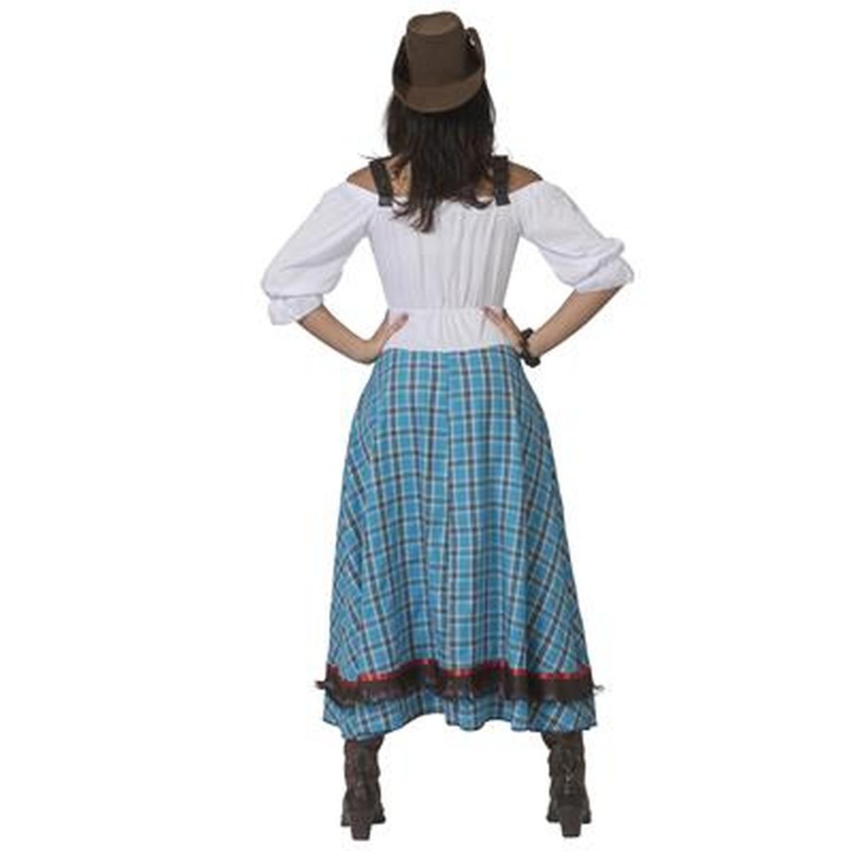 Costume cowgirl ranger blu