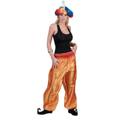 Pantalone odalisca danza del ventre arancioni