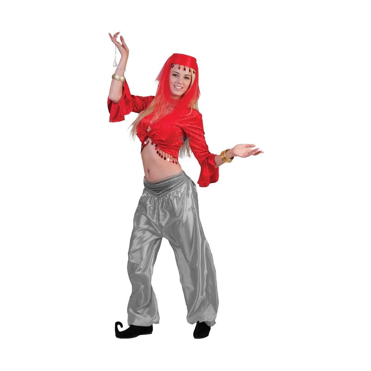 Maglia top odalisca rossa