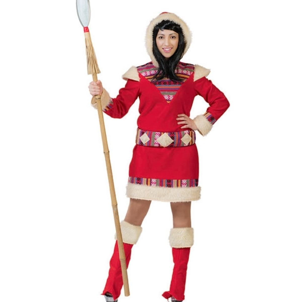 Costume eschimese rosso
