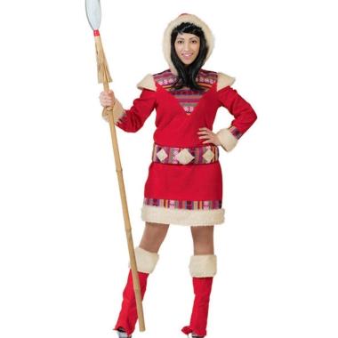 Costume eschimese rosso