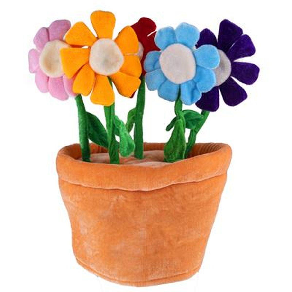 Cappello vaso fiori