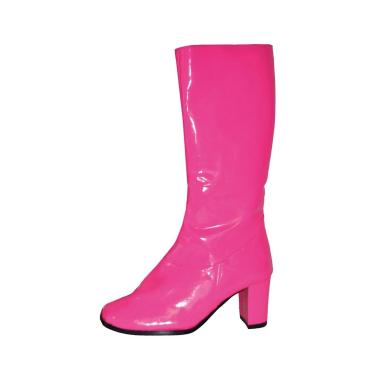 Stivali disco rosa fucsia lucidi