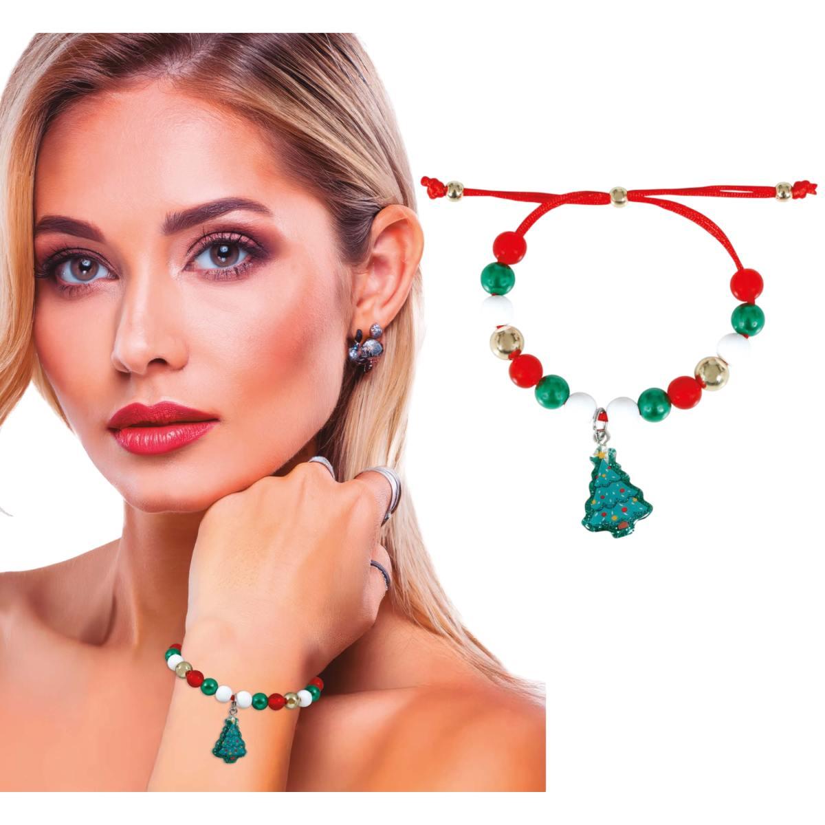 Bracciale albero natale pvc