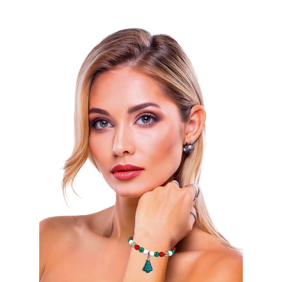 Bracciale albero natale pvc