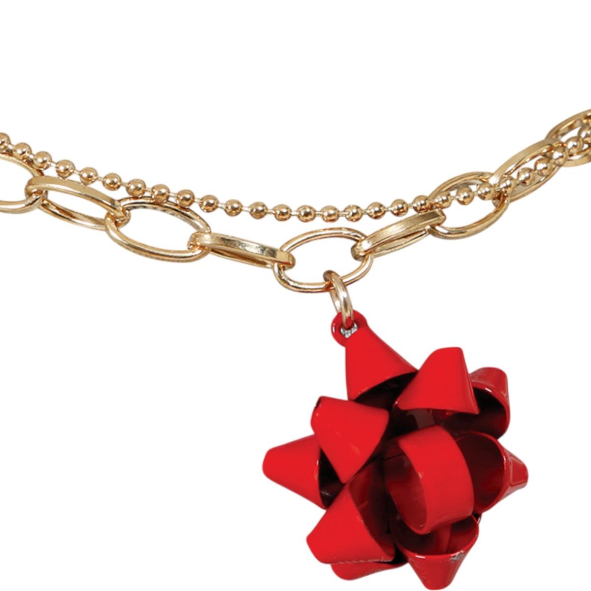 Bracciale soggetti natalizi metallo