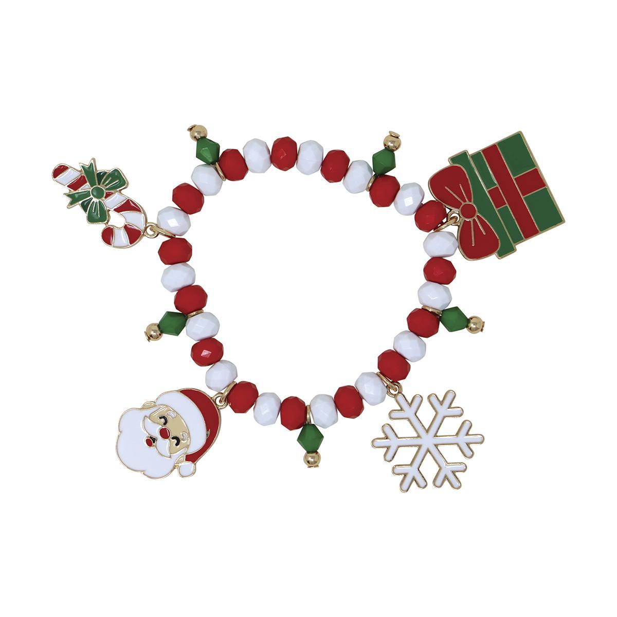Bracciale soggetti natalizi pvc