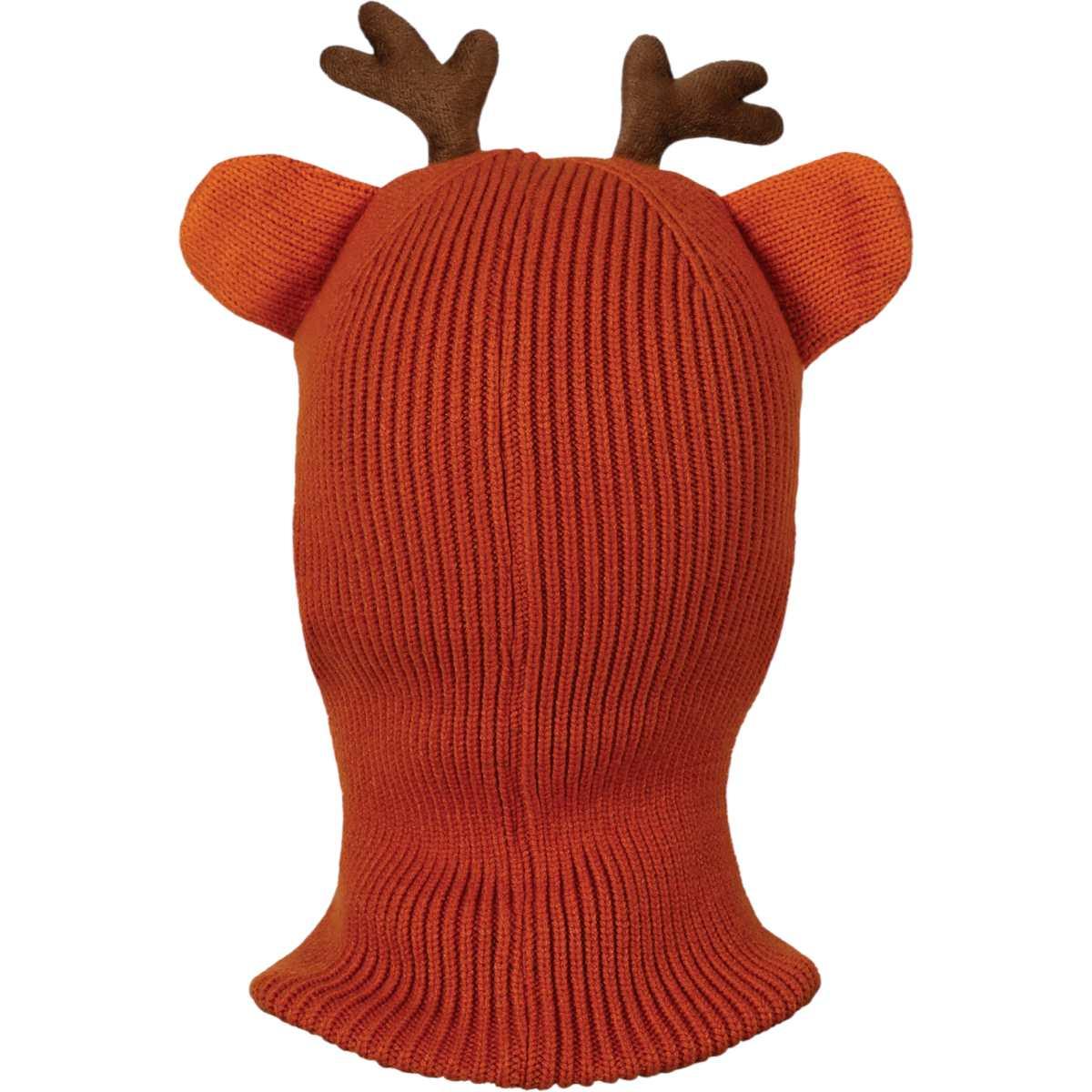 Cappello cappuccio natale renna effetto lana baby