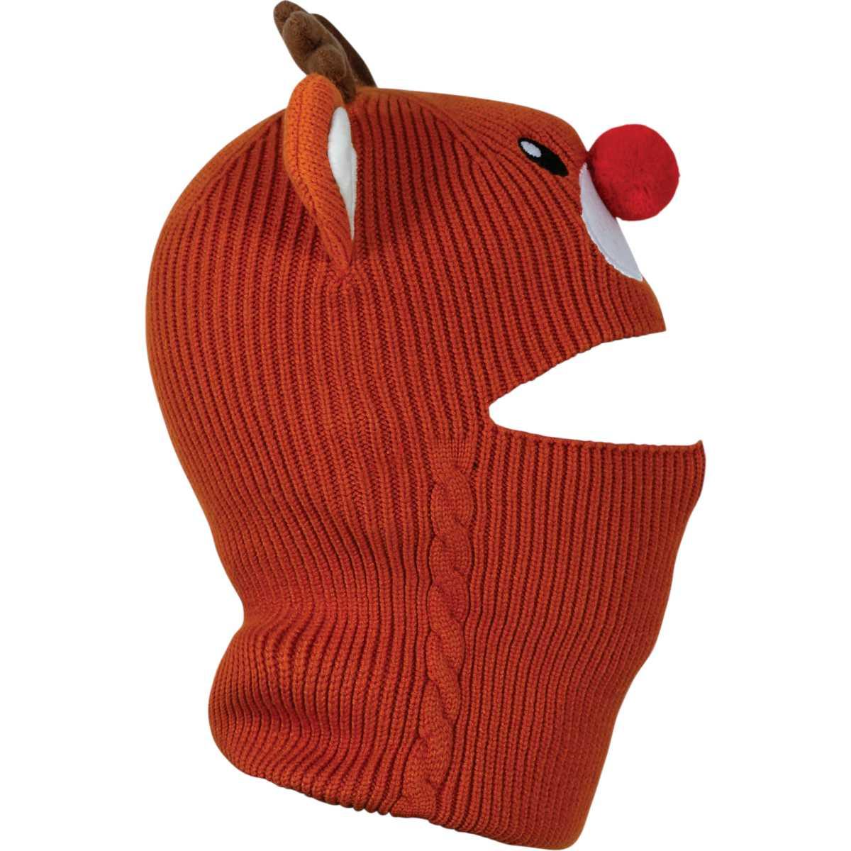 Cappello cappuccio natale renna effetto lana baby