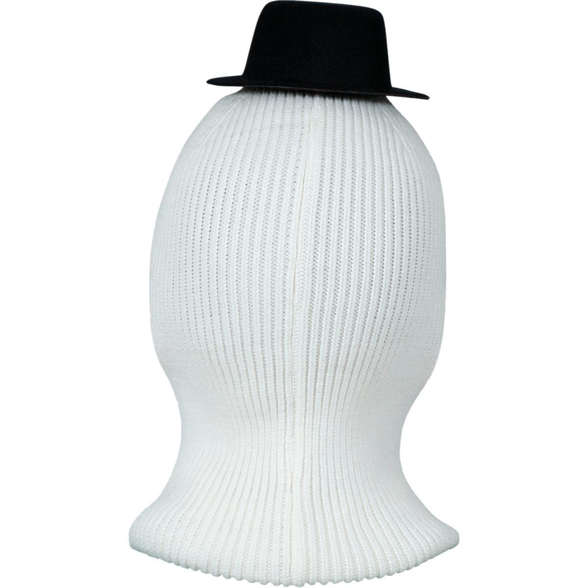 Cappello cappuccio natale pupazzo neve effetto lana baby