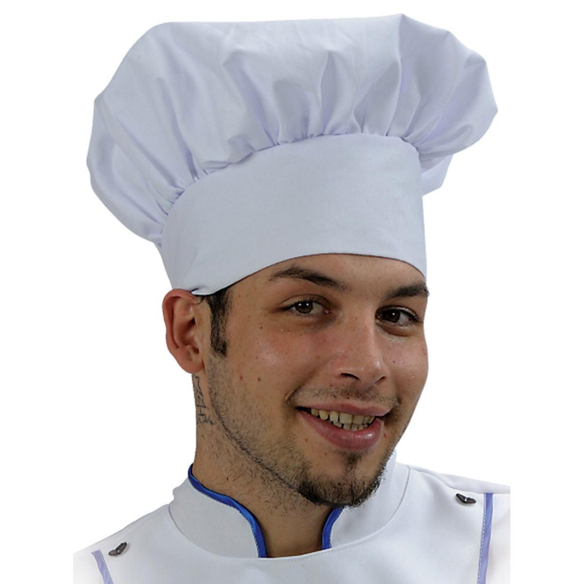 Cappello cuoco bianco
