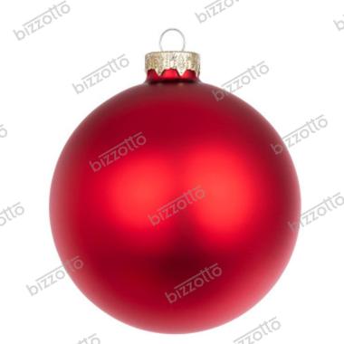 Pallina di Natale in vetro opaco 10 cm
