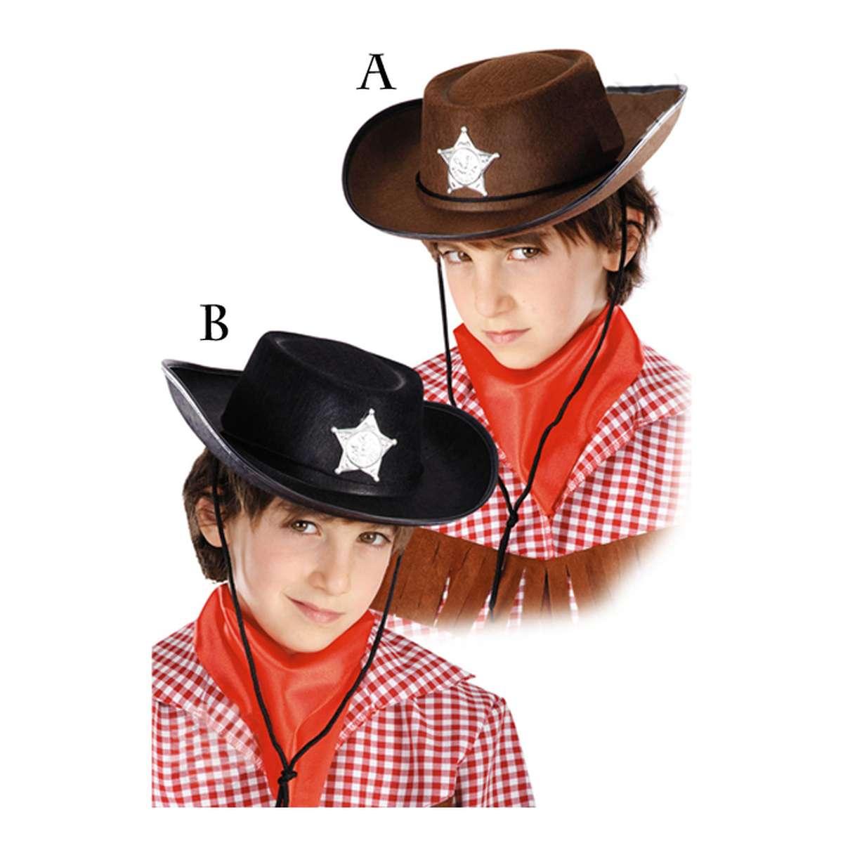 Cappello cowboy baby feltro