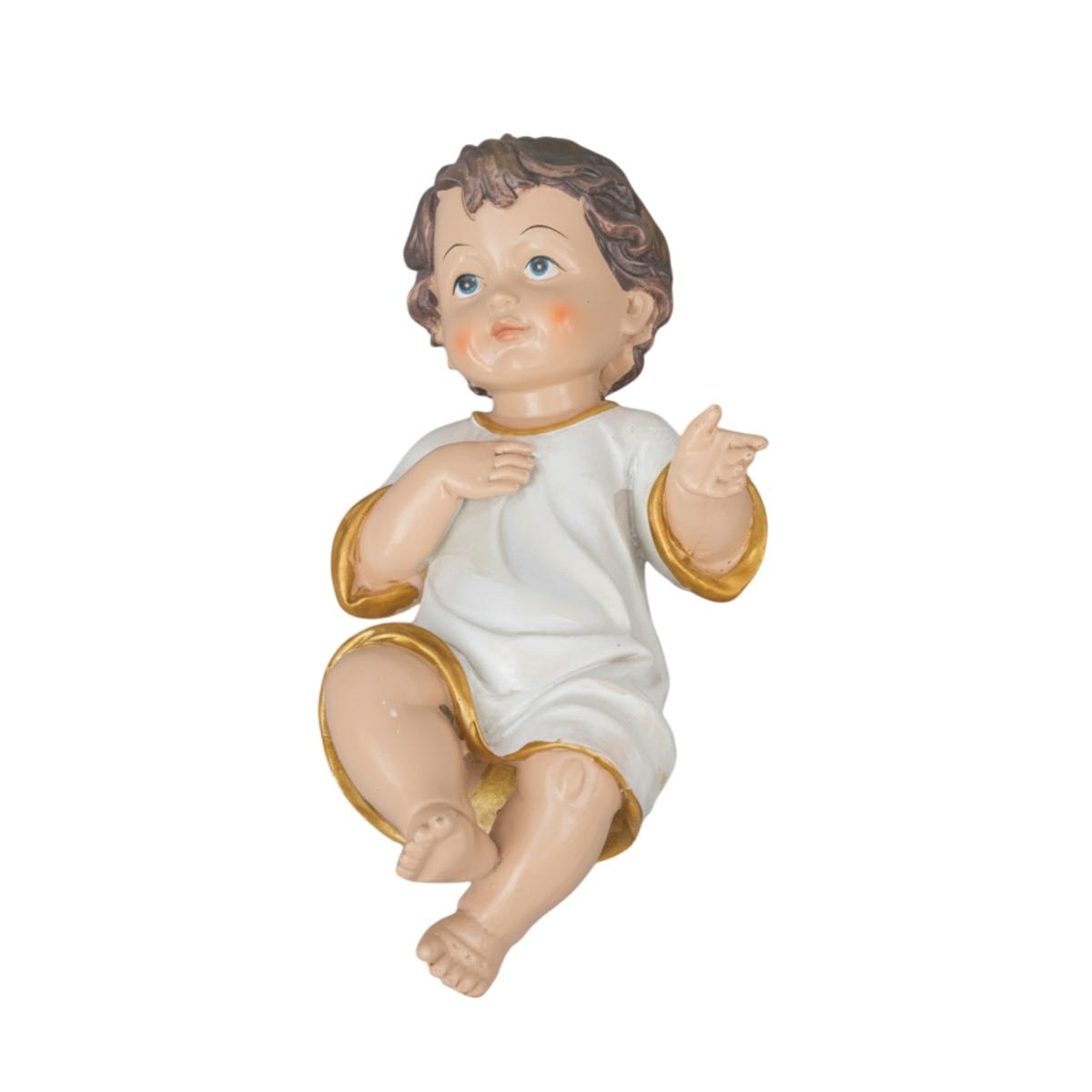 Statua Euronatale 20 cm gesù bambino senza culla