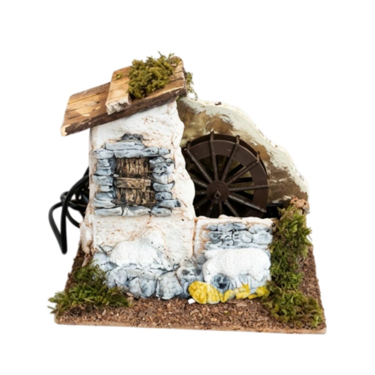 Mulino Euronatale acqua elettrico 20 x 14x 16 cm