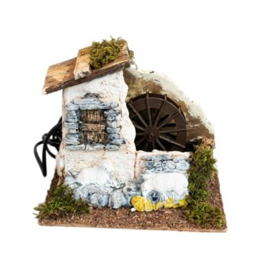 Mulino Euronatale acqua elettrico 20 x 14x 16 cm