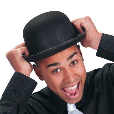 Cappello bombetta nera