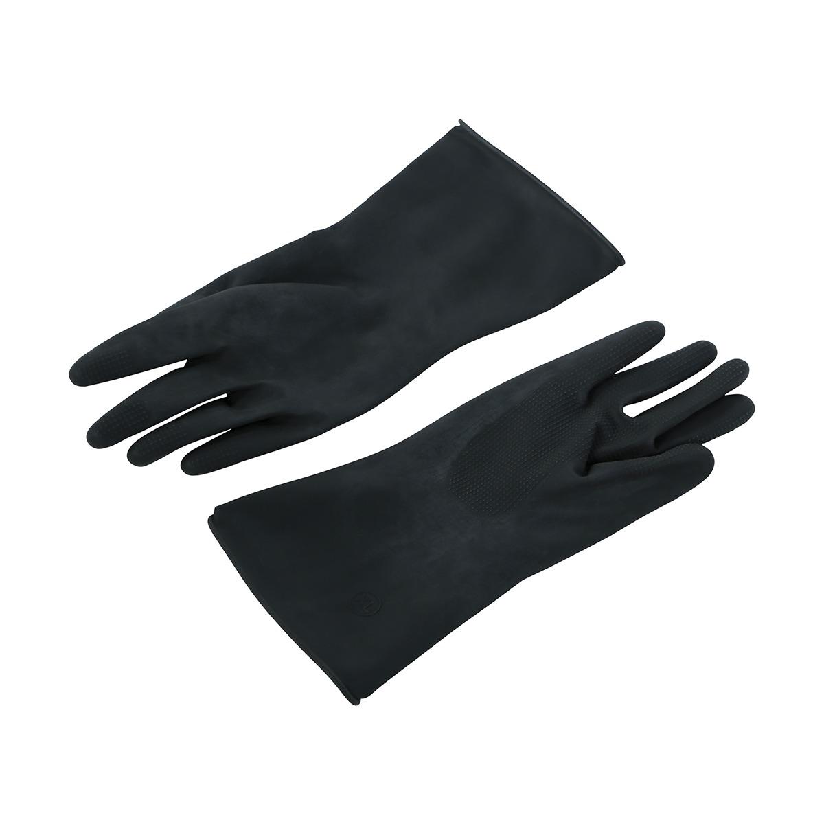 Grembiule nero guanti coltello Set 3 pz