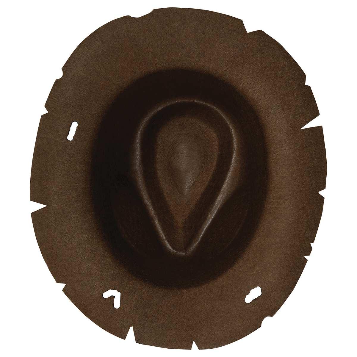 Cappello borsalino assassino Freddy marrone