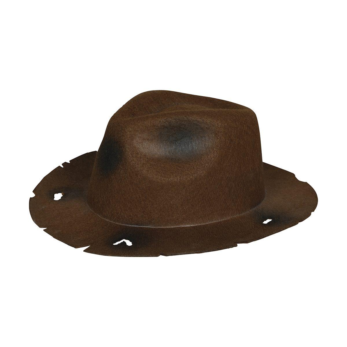 Cappello borsalino assassino Freddy marrone