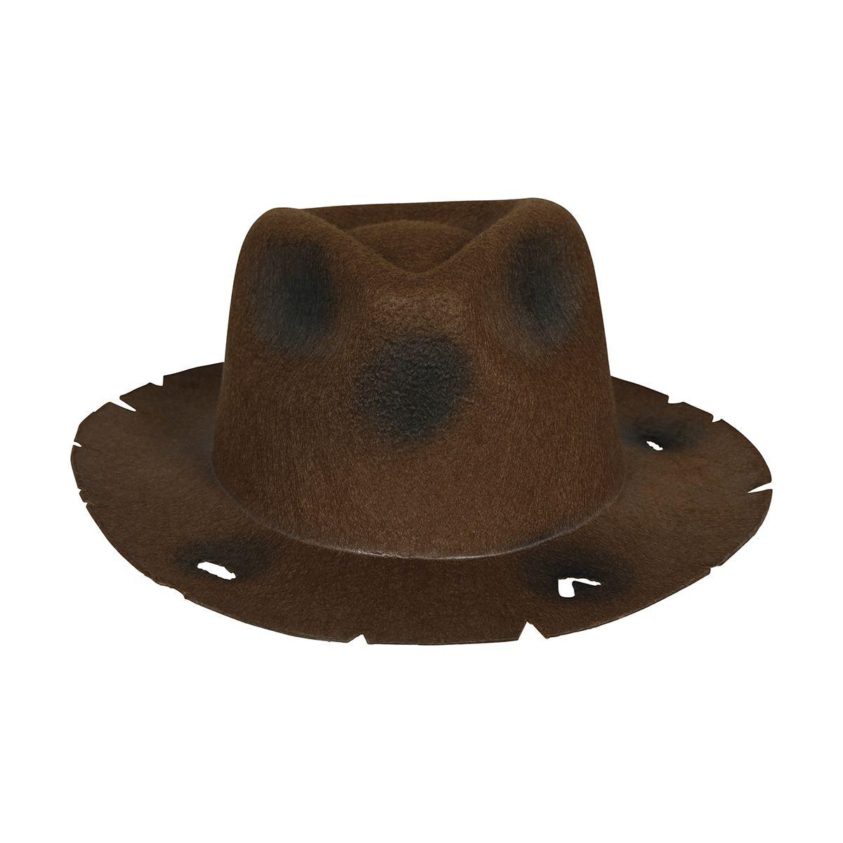 Cappello borsalino assassino Freddy marrone