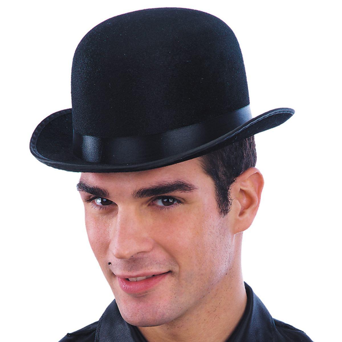 Cappello bombetta lusso nera
